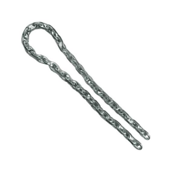 Hardstalen Ketting - Vierkante Schakel - Omhulsel Van Vinyl 1.50 M X Ø 6 Mm