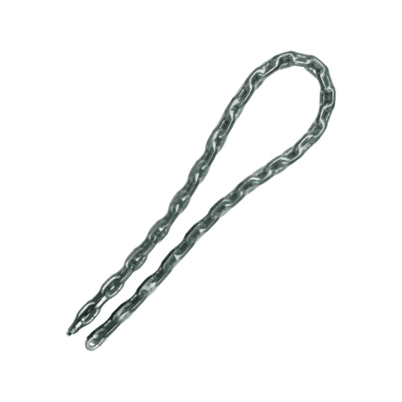 Hardstalen Ketting - Vierkante Schakel - Omhulsel Van Vinyl 1.00 M X Ø 8 Mm