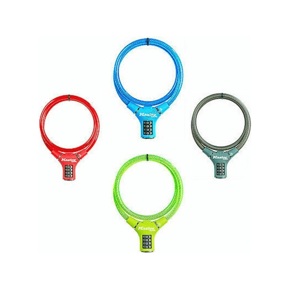 Kabel Van Gevlochten Staal Met Instelbare 4-cijferige Combinatie Van 0.90 M X Ø 12 Mm