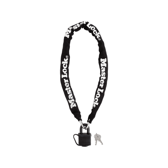 Stalen Ketting Van 90 Cm X Ø 6 Mm - Hangslot 40 Mm Geleverd Met 2 Sleutels