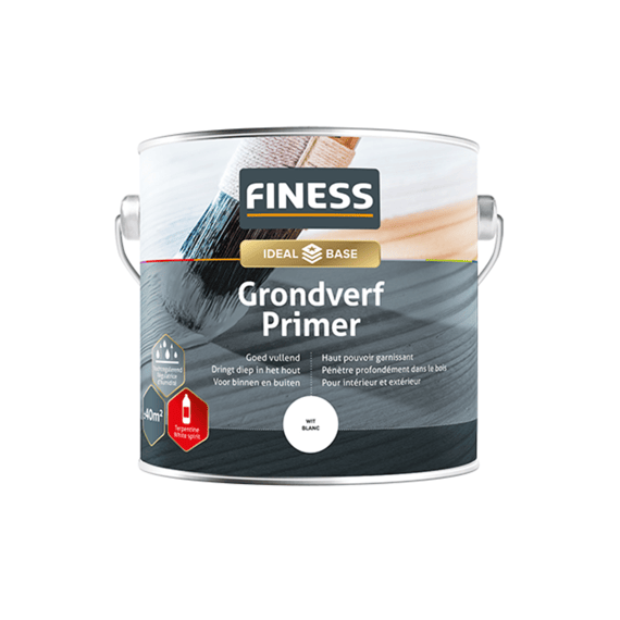 Finess Grondverf 2.5 Liter Wit