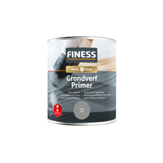 Finess Grondverf 750 Ml Grijs