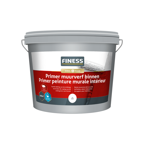 Finess Primer Muurverf - Binnen 10 Liter Wit