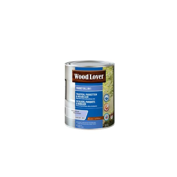 Wood Lover Parket Oil 2 In 1 2.5 L Antiek Wit