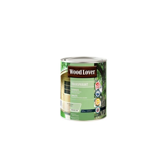 Wood Lover Transparant Tuinhuis 2.5 Liter Kleurloos