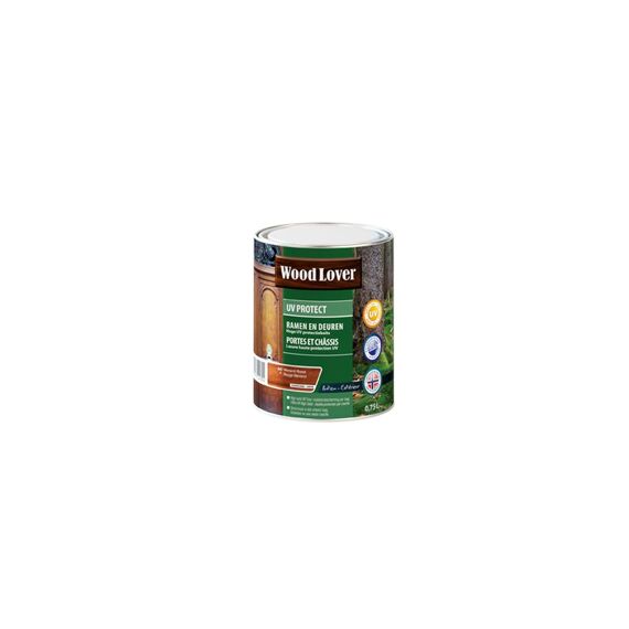 Wood Lover Uv Protect 0.75 Liter Meranti Rood