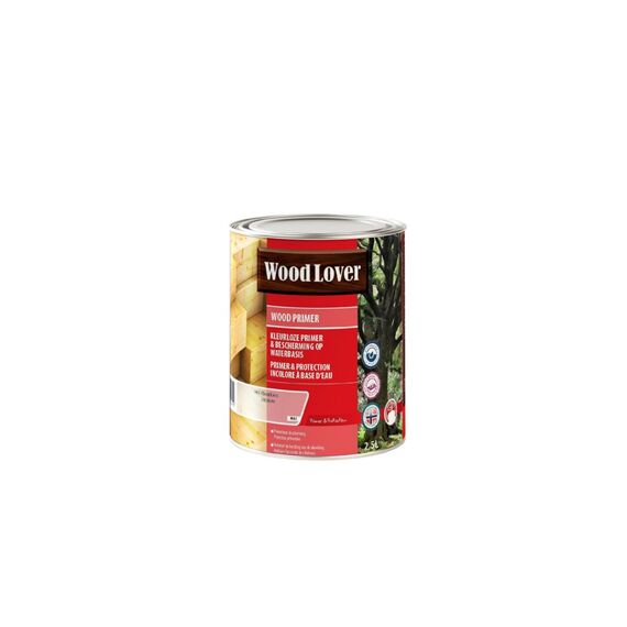 Wood Lover Wood Primer 2.5 Liter Kleurloos