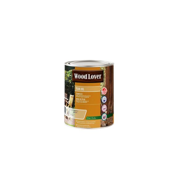 Wood Lover Teak Oil 2.5 Liter Kleurloos