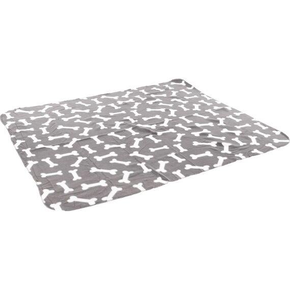 Fleece Deken Grijs Bot 150X130Cm