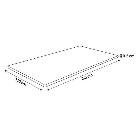 Fleece Deken Grijs Bot 150X130Cm