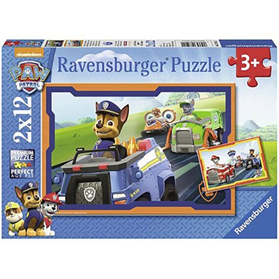 Ravensburger Puzzel 2X12 Stuks Paw Patrol In Actie