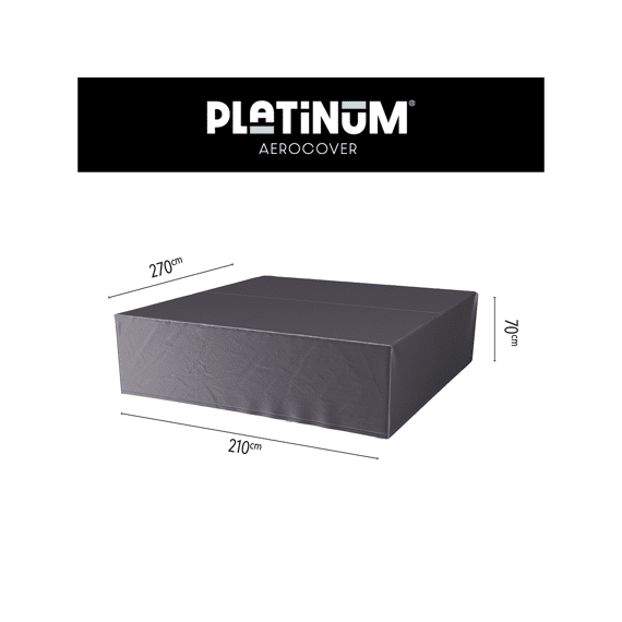 Platinum Aerocover Lounge Set Hoes 270X210Xh70Cm