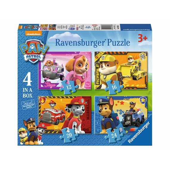 Ravensburger Puzzel 12-16-20-24 Stuks Paw Patrol Puppies Op Pad