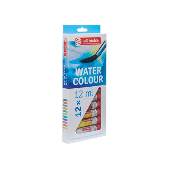 Talens Artcreation Aquarelverfset 12 Tubes 12Ml + Accessoires