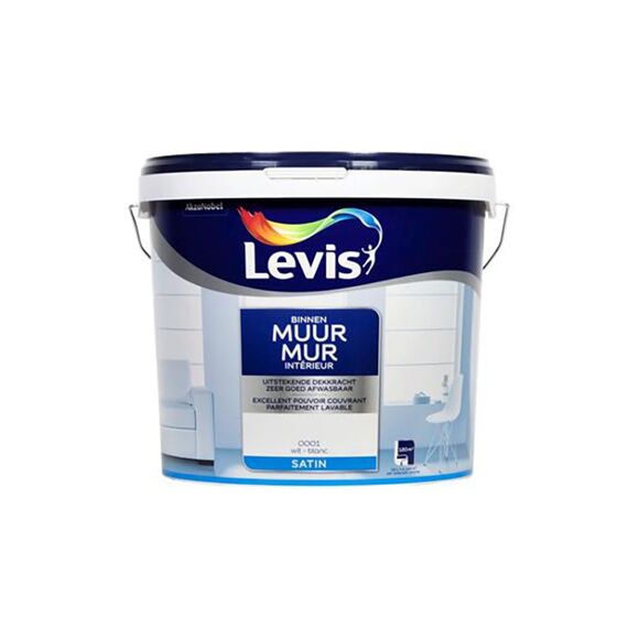 Levis Muur Satin 10L 0001 Wit