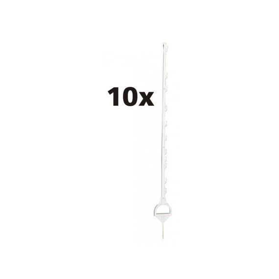 Duopack Stijgbeugelpaal 1,55M Wit (2X5)