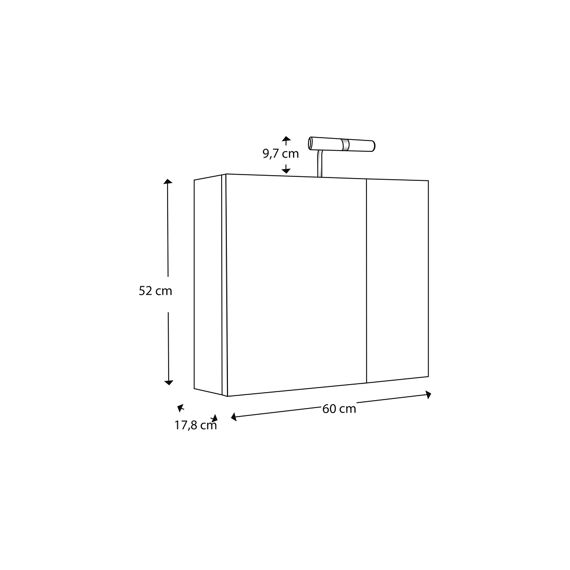 Toiletkast Kle O 60Cm