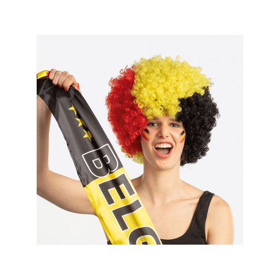 Belgium Pruik Grote Krullebol