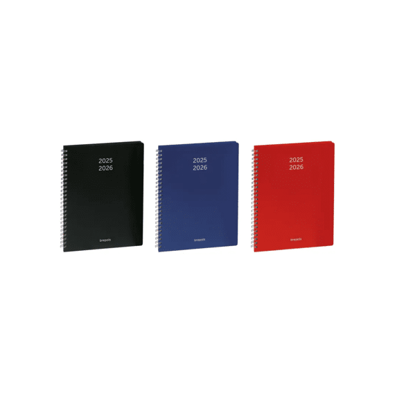 Brepols Agenda Prevision Week 4-Talig Polyprop Assortiment Prijs Per Stuk