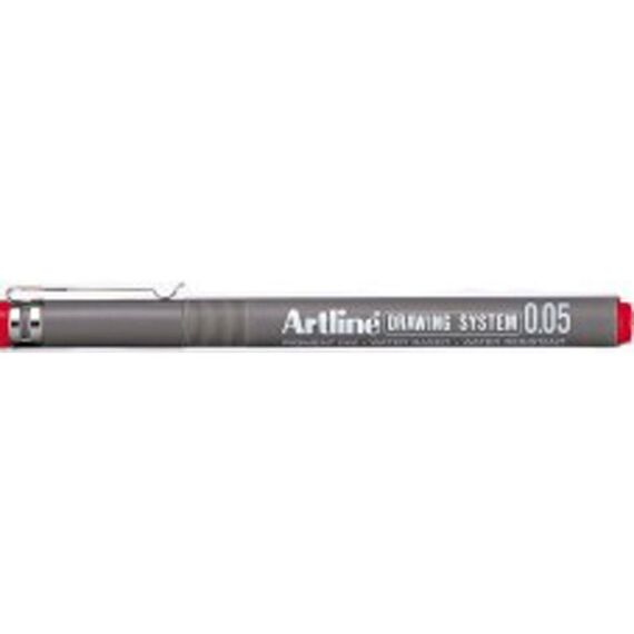 Artline Tekenpen 0.05 Rood