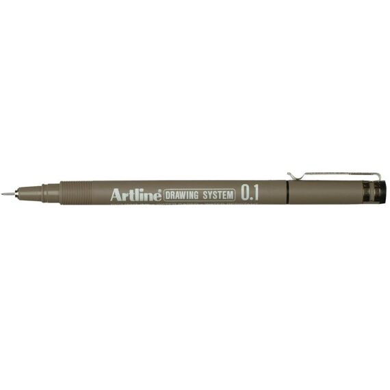 Artline Tekenpen 0.1 Zwart