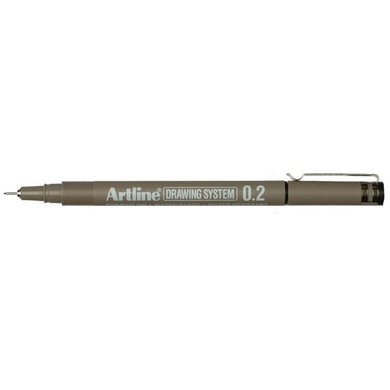 Artline Tekenpen 0.2 Zwart