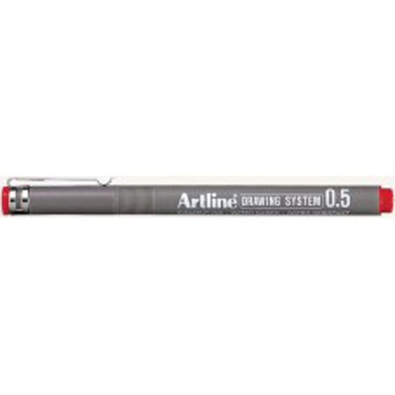 Artline Tekenpen 0.5 Rood