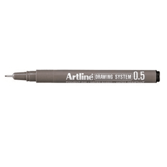 Artline Tekenpen 0.5 Zwart