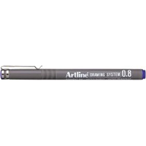 Artline Tekenpen 0.8 Blauw