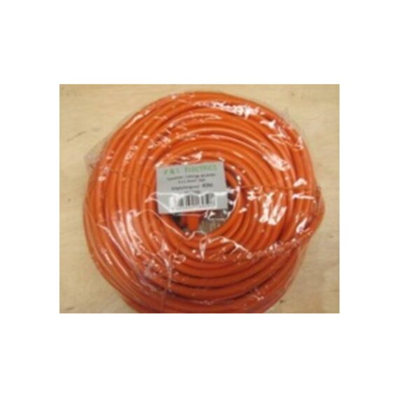 Verlengsnoer 40Mtr 3X1.5Mm Oranje