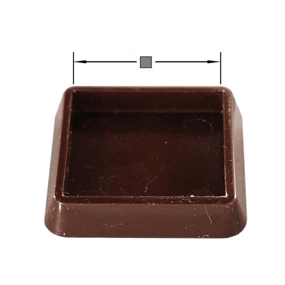 Meubelpootonderz.Vierk.Doorsch. Pvc 50Mm