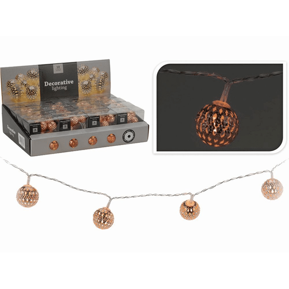 K Led Lampjes Met Metalen Kopere