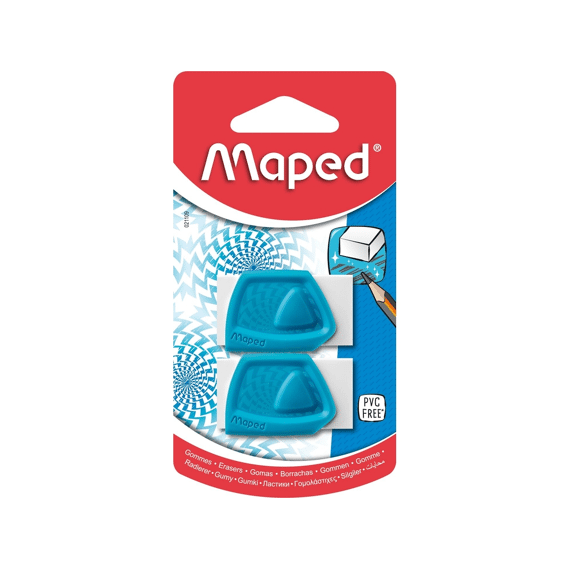 Maped Precision Gom Assorti Kleuren 2 Stuks