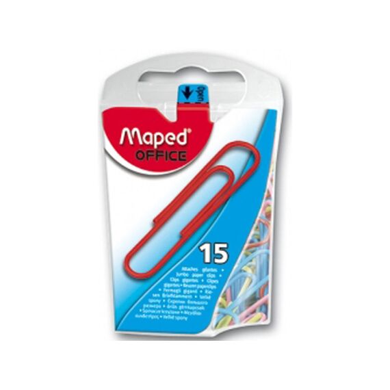 Maped Jumbo Paperclips Gekleurd 15 Stuks