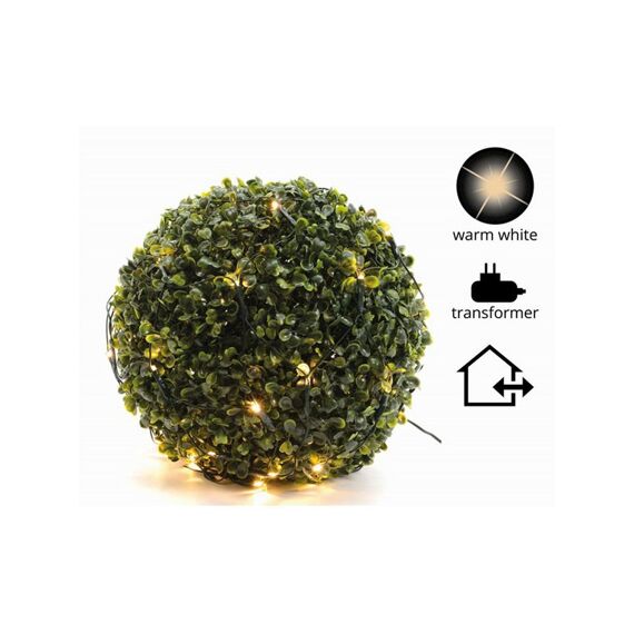 K Led Netverlichting Buxus Buiten Groen/Warm Wit D50Cm 80L