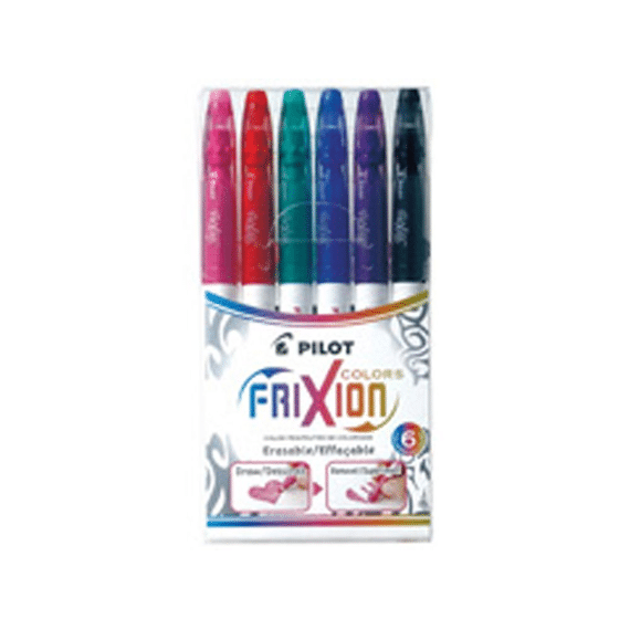 Pilot Frixion Colors 6 Stuks