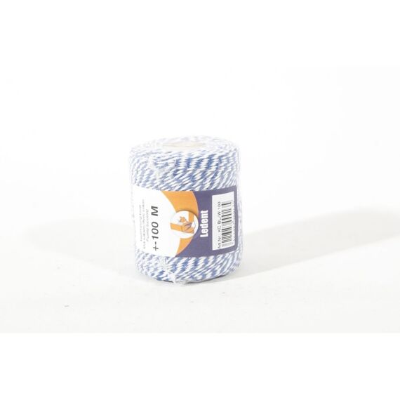 Blauw/Wit Katoen 100G (+-125M)