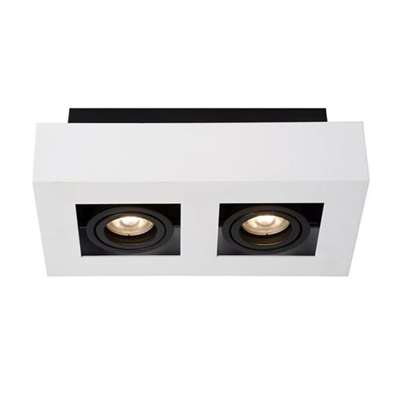 Lucide Xirax Plafondlicht 2Xgu10/5W Led 320Lm 3000K Wit