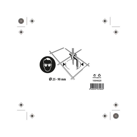 Tegelboor 25-90Mm