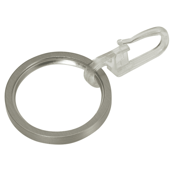 My Deco Gordijnringen Plat Met Inleg Ø40mm - Inox Look 10 Stuks