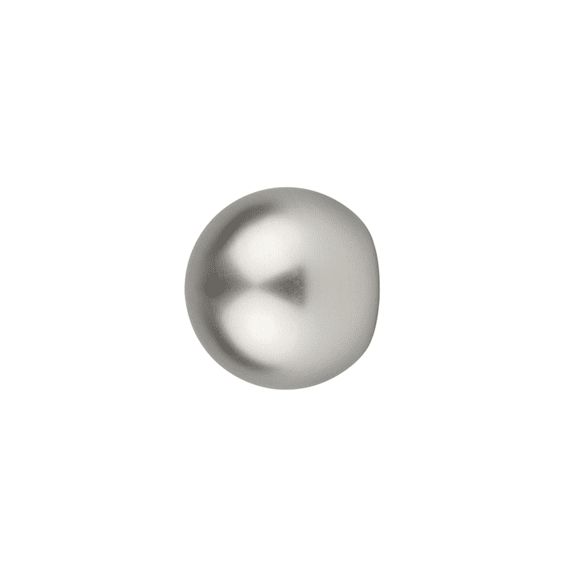 My Deco Gordijn Eindknop Ø25mm Ball - Inox Look 2 Stuks