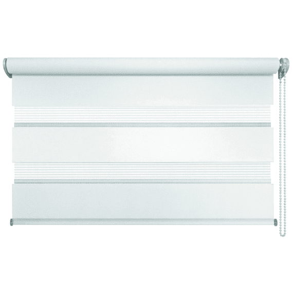 My Deco Rolgordijn Klemmfix Doppelrollo Just - 100x160cm Wit