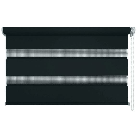 My Deco Rolgordijn Klemmfix Doppelrollo Just - 100x160cm Antraciet
