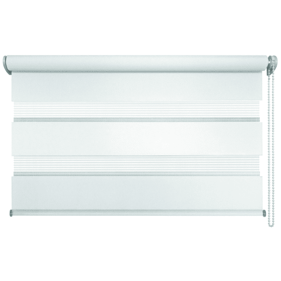My Deco Rolgordijn Klemmfix Doppelrollo Just - 140x160cm Wit