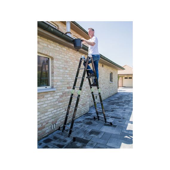 Vouwladder Multifold 2-In-1 Black