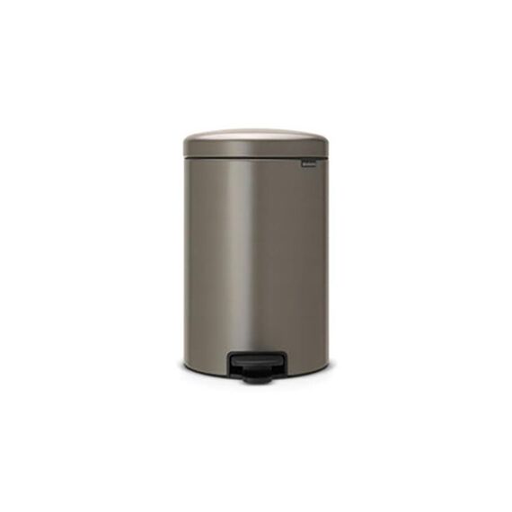 New Icon Pedaalemmer 20L Platinum Met Kunststof Binnenemmer