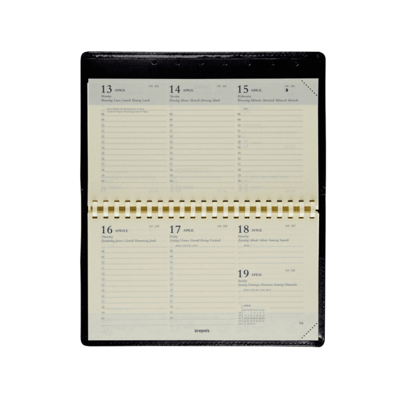 Brepols Agenda Omniplan Week 6-Talig Genova Assortiment Prijs Per Kleur