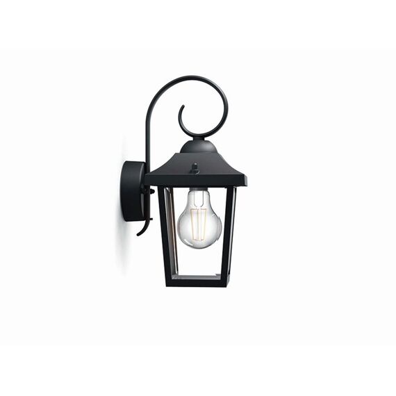 Buzzard Wall Lantern Black 1X60W 230V