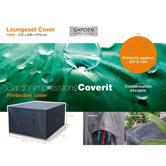 Coverit Loungeset Hoes 210X200Xh70Cm