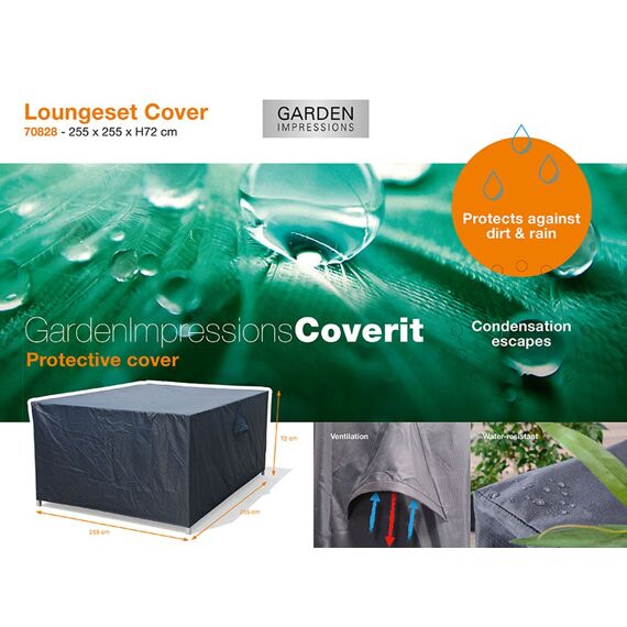 Coverit Loungeset Hoes 255X255Xh72Cm